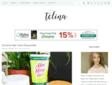 Tablet Screenshot of lovetelina.com